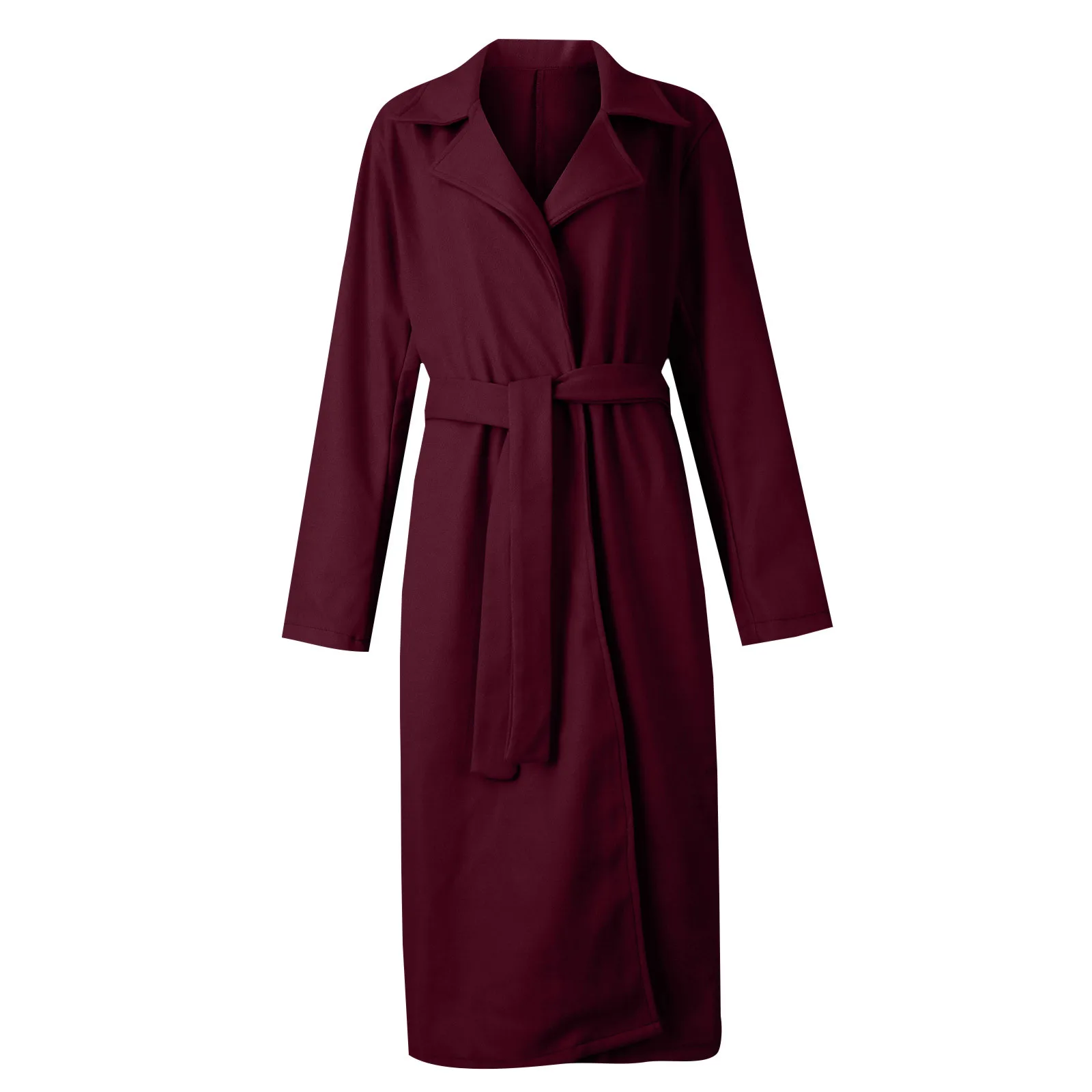 ladies trench Popular 2023 high end elegant coat women casual long bathrobe style outerwear autumn winter coat for female