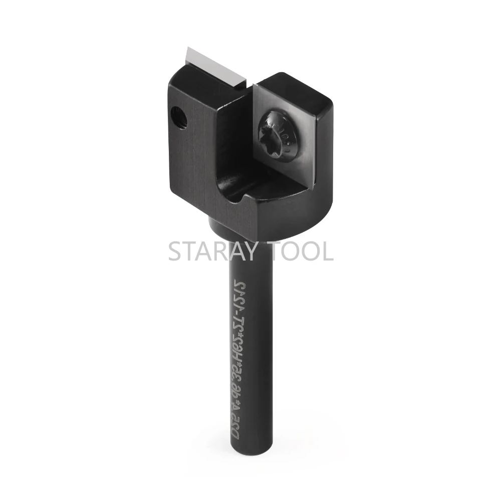 1Pc 6mm 8mm Replaceable Insert Blade End Mill CNC Wood Surfacing Bit Woodworking Tools Spoilboard Milling Cutter