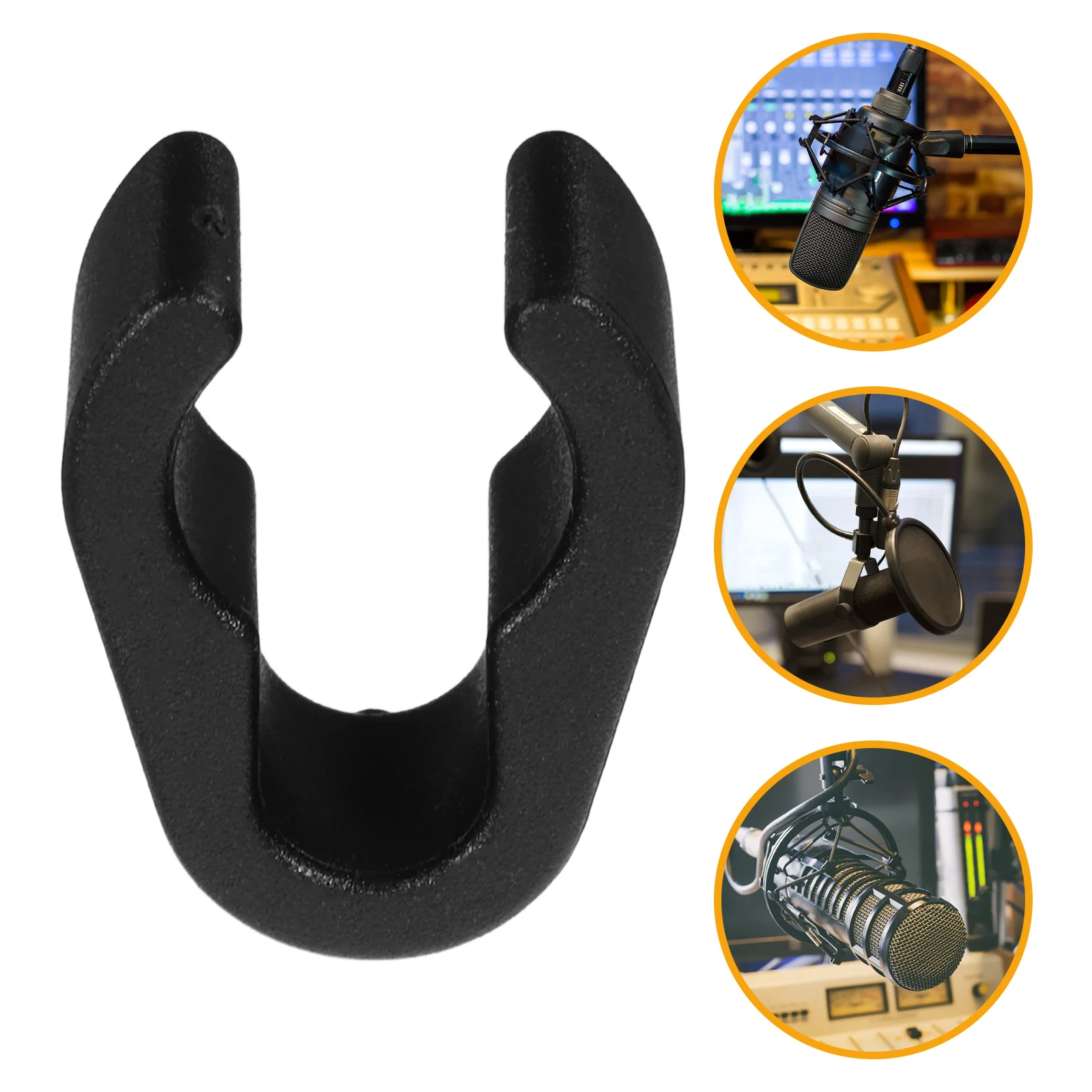 

20Pcs Mic Cable Clips Flexible Plastic Holders for Microphone Stand Adjustable Cable Organizer Ktv Recording Studio Boom Pole