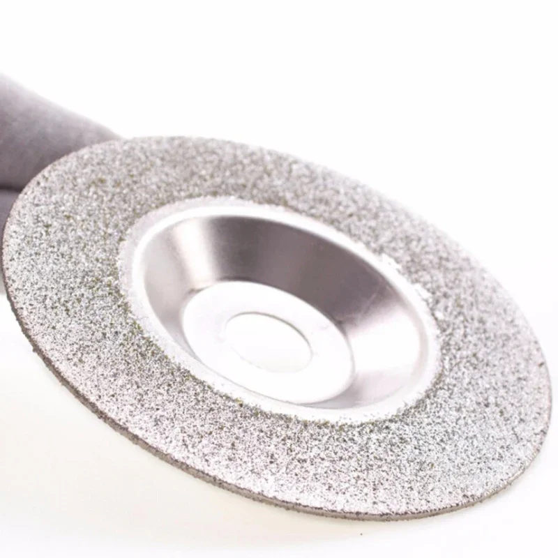 Rebarbadoras Portáteis com Vidro Grosso Revestido Disco de Moagem Roda de Diamante para Rebarbadora 16 mm ” 100 mm 60grit2023 Útil