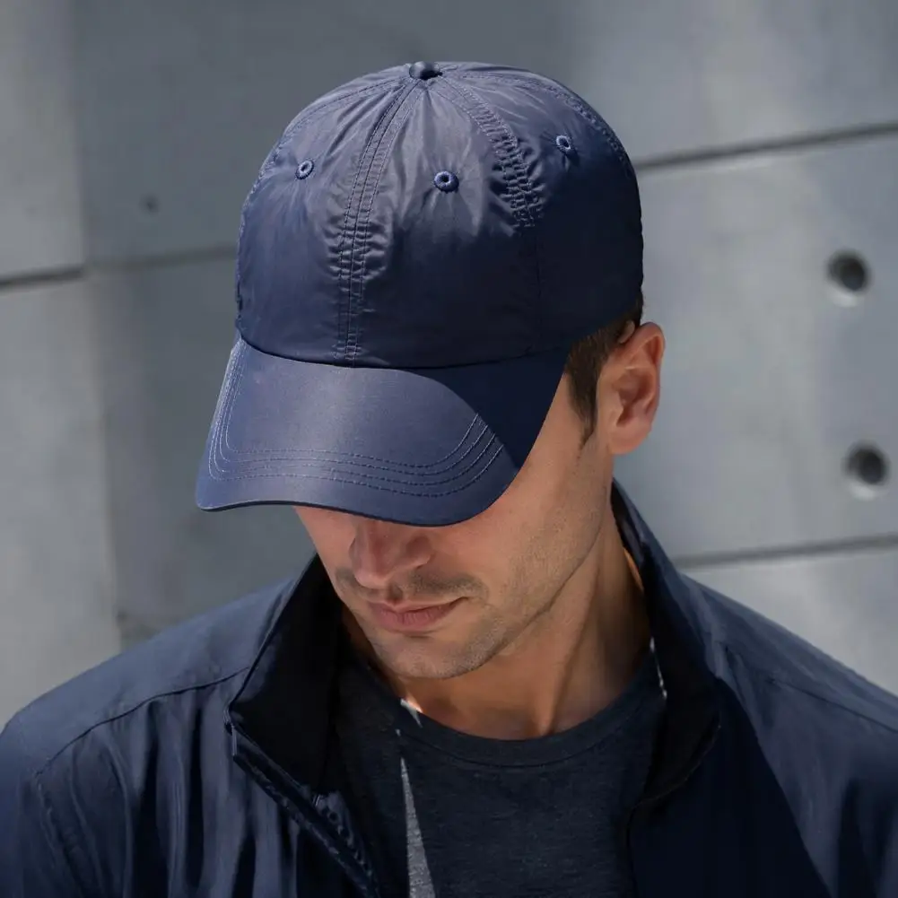 Moisture Wicking Baseball Hat Quick Dry Sun Hat for Outdoor Sports Waterproof Baseball Cap Quick-dry Breathable Athletic for Men