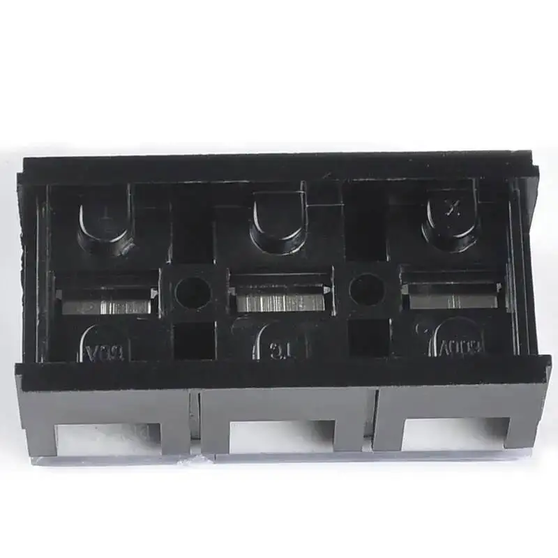 Electric High Current Connection Terminal Dual Row Connector Plate Wire Conductor TC-603 60A 3P COPPER - view 4