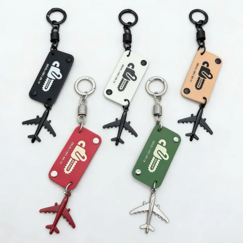 

Metal Airplane Keychain,Pants,Clothing,Bags Pendants Retro 3D Plane Keychain Special Keyring Cool Aviation Gifts for Men Women