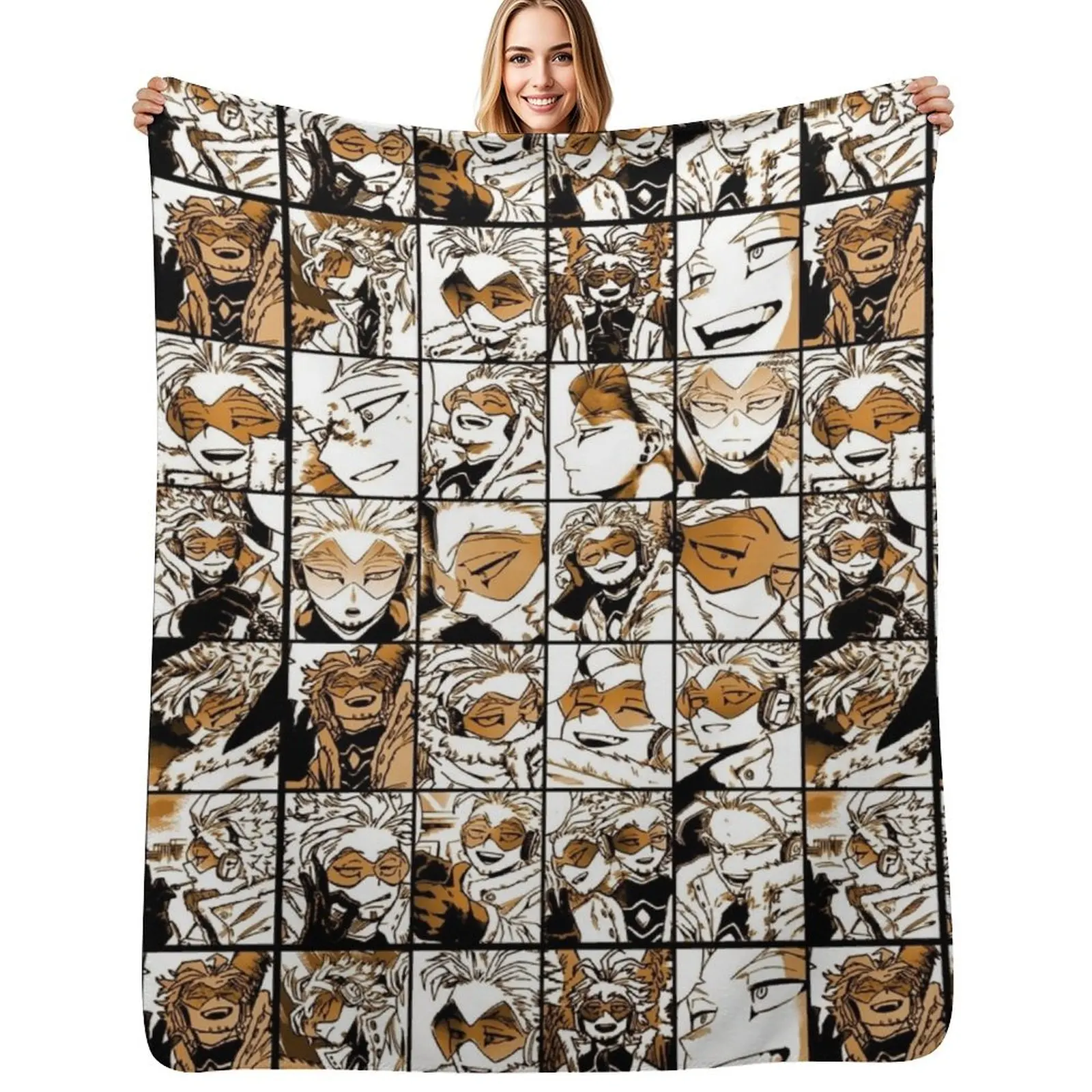 

Hawks - manga color version Throw Blanket Decorative Sofa Personalized Gift sofa bed Bed Fashionable Blanket