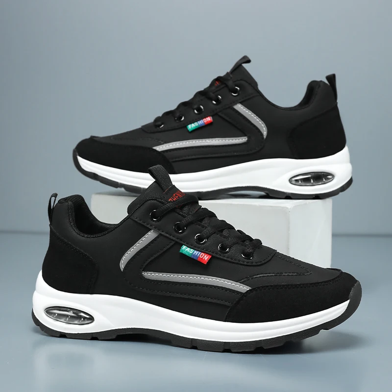 

Men's Sports Shoes, Fashionable Casual Flat Shoes, Non-Slip, Wear-Resistant, Thick-Soled, Lightweight, Versatile Walking Shoes