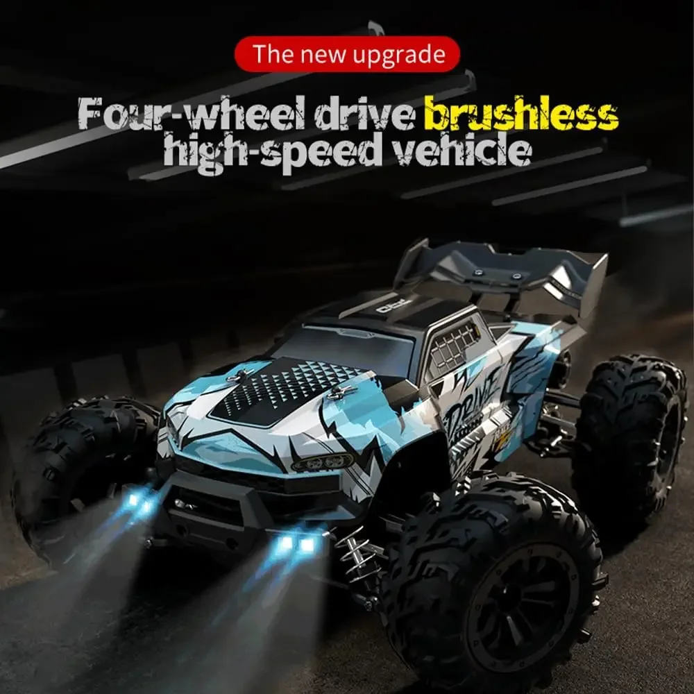 1:16 Fast Brushless RC Car for Adults, Max 70KM/H, Off Road Remote Control Truck, 4WD High Speed Drift RC Car, All Terrain RC