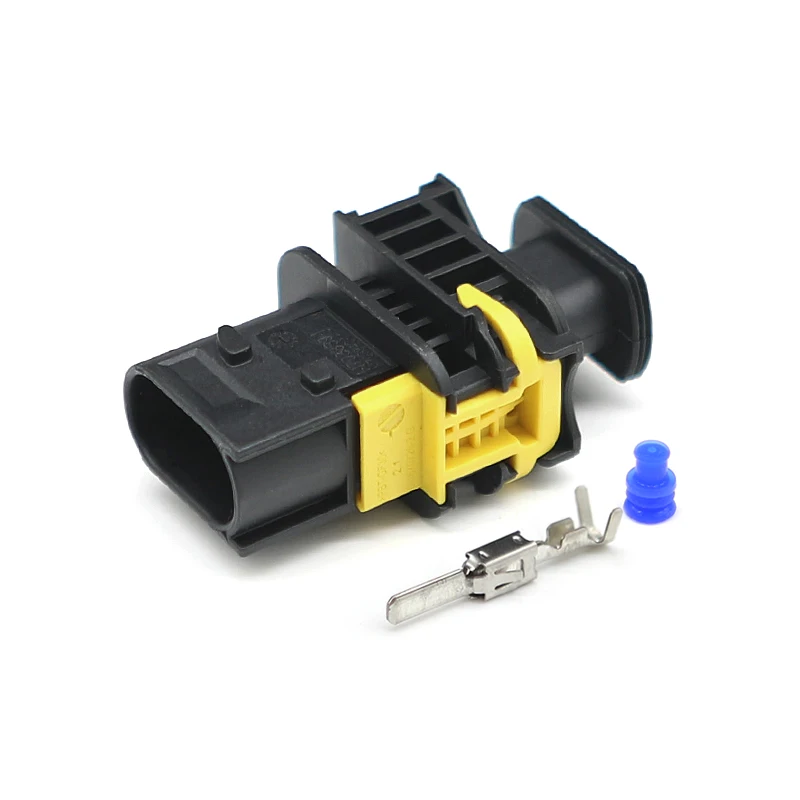 

2Pin 1-1703839-1 Waterproof Automotive Connectors 2.8mm Heavy Duty Sealed Connectors Series Additional terminal and seal