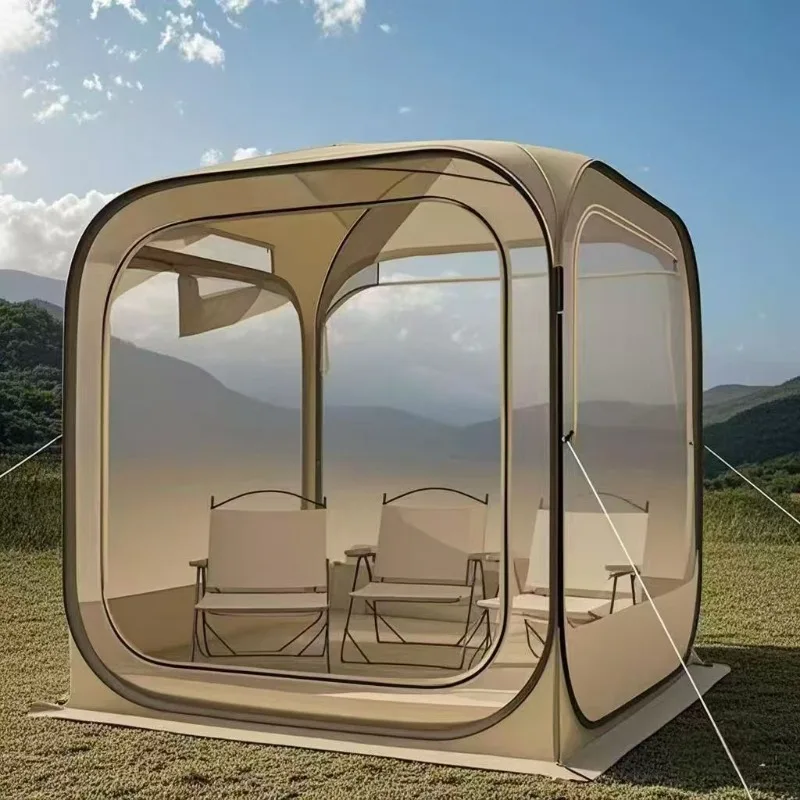 Outdoor Camping PVC Clear Tent 360 Panoramic View Cross Border Large Space Lightweight Quick Setup