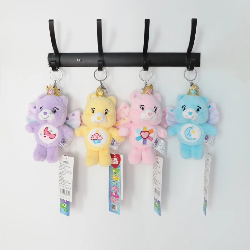 

Care Bears Cute Cartoon Plush Pendant Angel Wings Stuffed Toy Bag Charm Phone Strap Birthday Gift Keychain Accessory