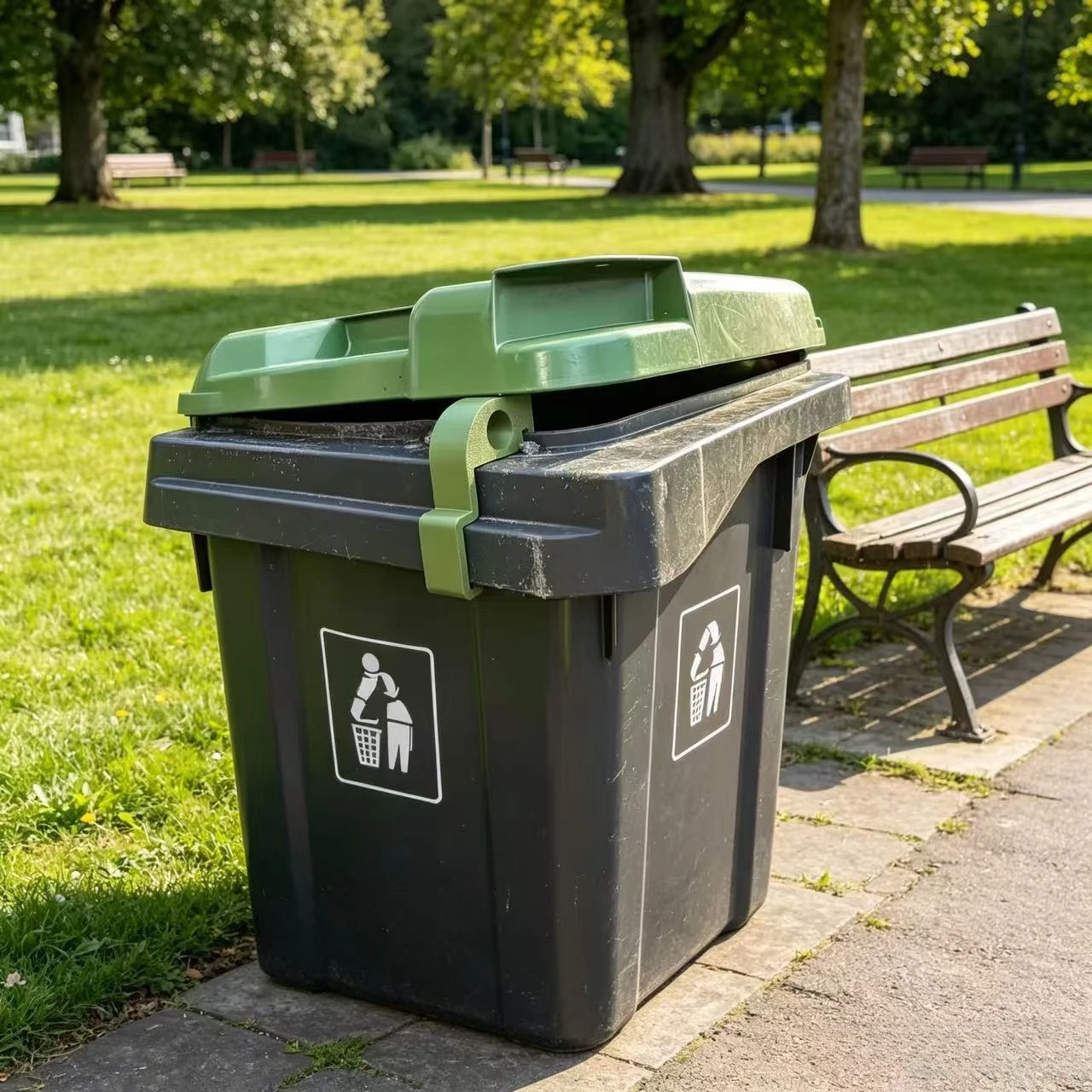 1pc Trash Bin Ventilation Clip | Anti-Pest, Anti-Odor, Improves Air Circulation, Reduces Unpleasant Smells, small ornament.