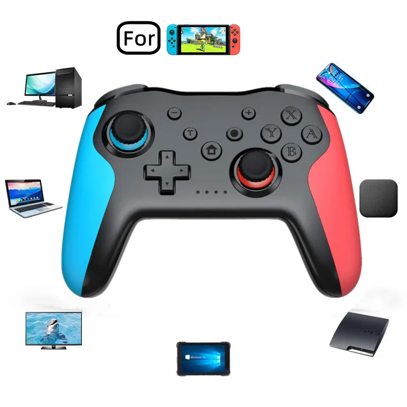 2PCS Bluetooth 2.4G Wireless Controller For Nintendo Switch Pro PC TV Box Smart Phone Tablet PS3 Tesla Shock Joystick Gamepad