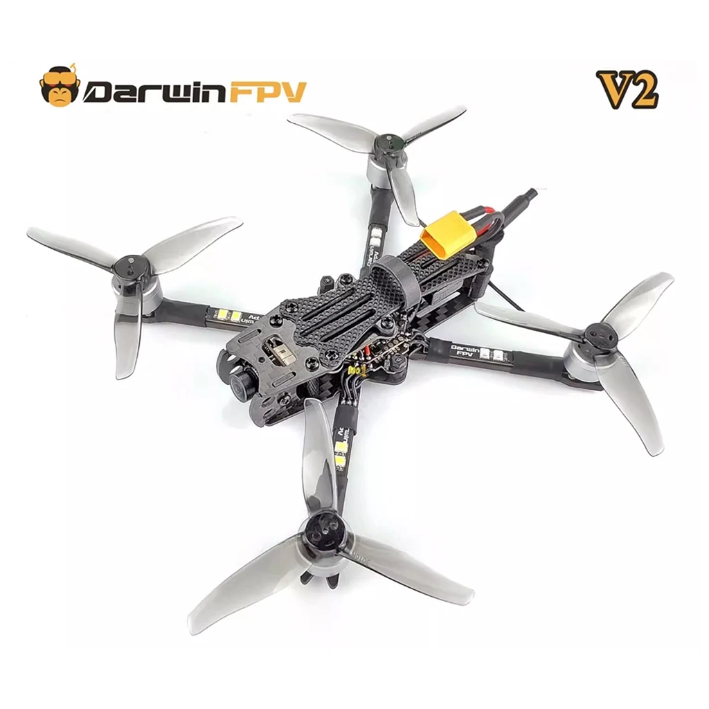 Дрон DarwinFPV Baby Ape Pro V2 3-дюймовый FPV 142 мм с бесщеточным Мотором Caddx F4 AIO Контроллер полета VTX пропеллер Квадрокоптер