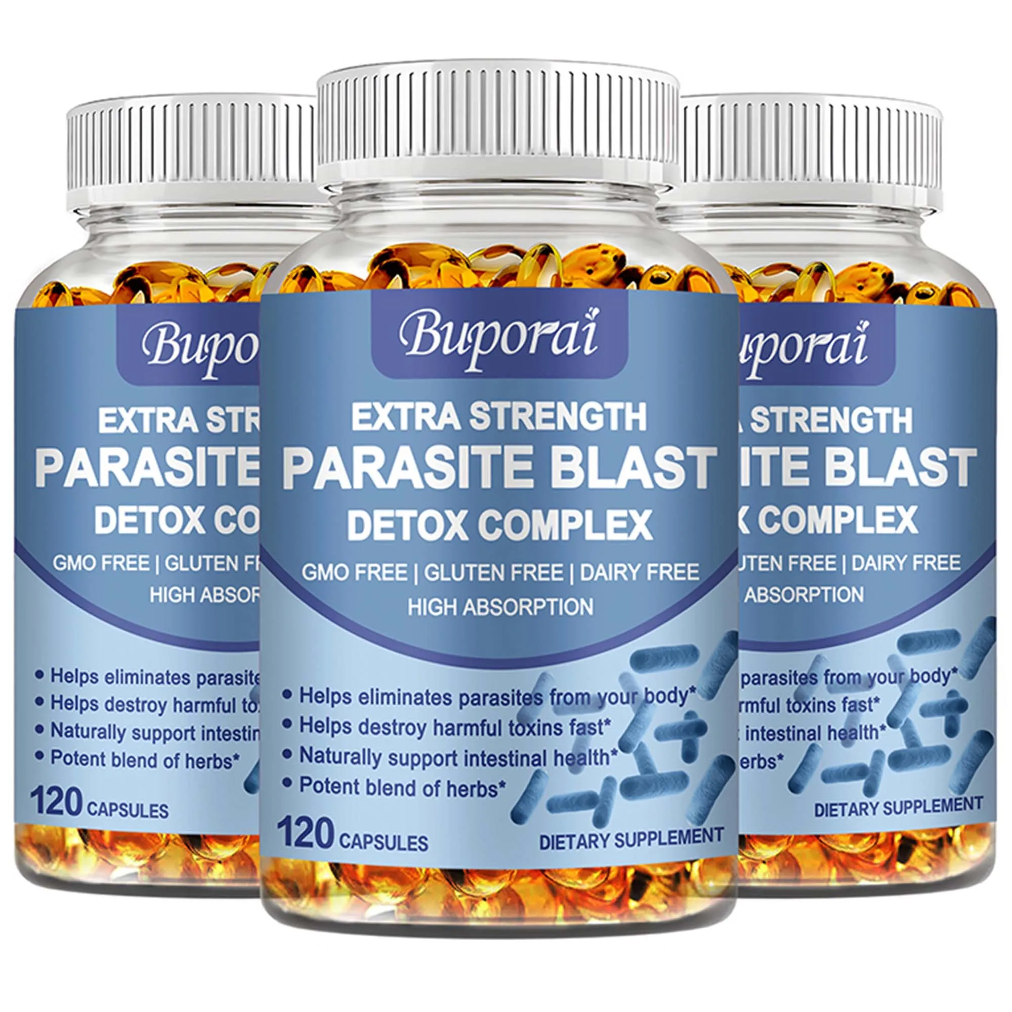 Parasite Blast Detox Complex - Eliminate Parasites, Supports Intestinal Cleansing Enhance Immunity, Promote Digestion