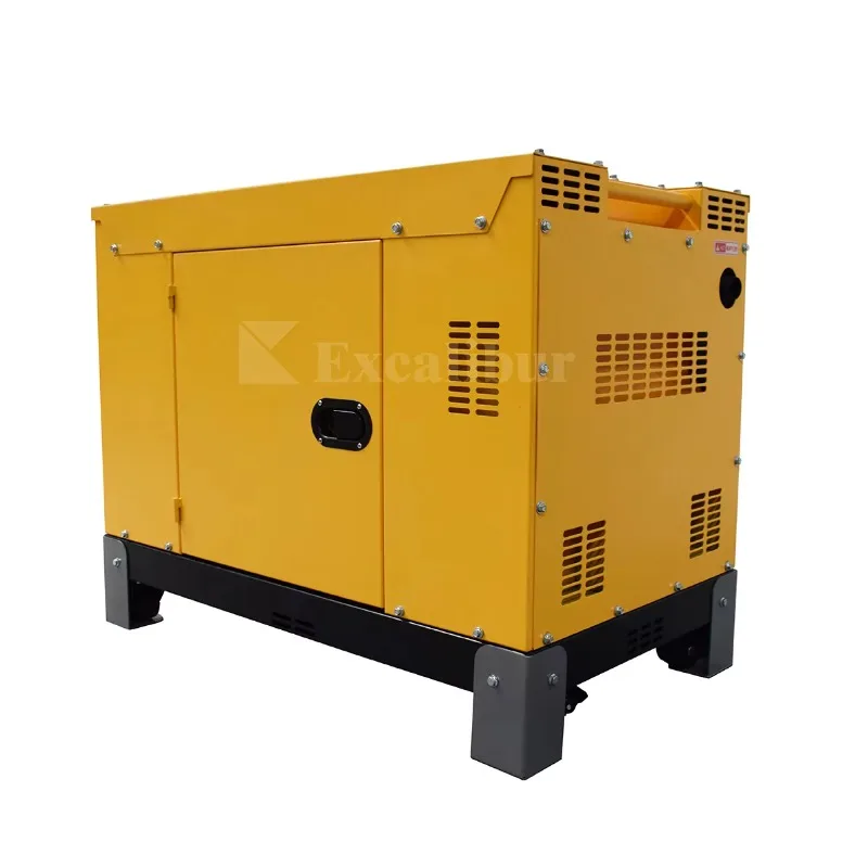 Generador refrigerado por aire diésel silencioso 10KVA S12000DS con motor diésel de dos cilindros Generador diésel 10kva