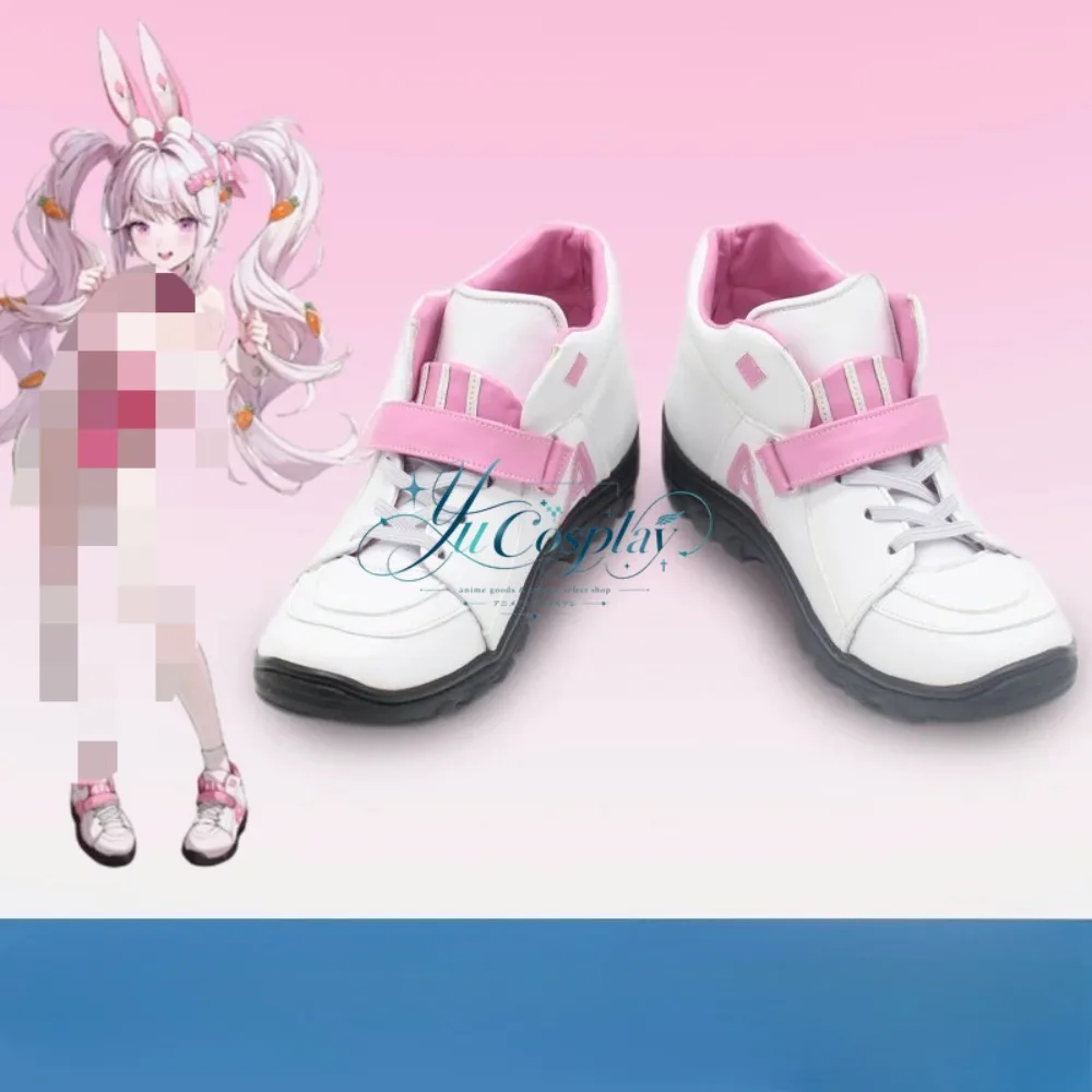 Alice Bunny Girl Cosplay Shoes Custom Made for Valentine Fantasy Costume Party Stage Performance and Photography