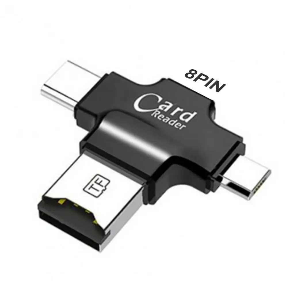 Practical Card Reader Portable USB Card Reader Simple Installation Micro/Type-C OTG SD Card Reader  Data Transfer