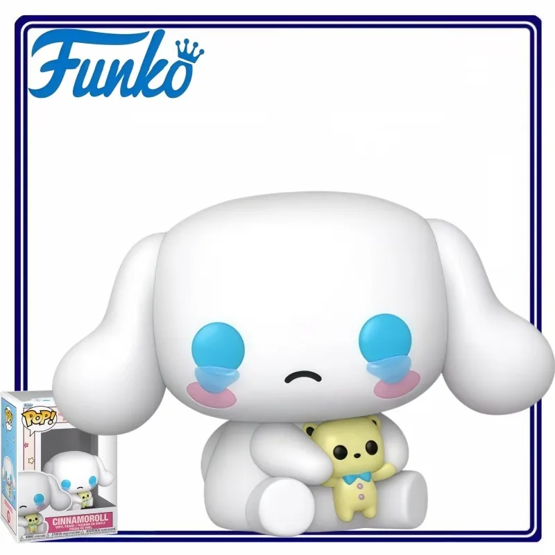 Figura Coleccionable de Vinilo Premium de Cinnamoroll de Sanrio, Funko Pop, Decoración para el Hogar, Regalo Navideño para Fans de Personajes de Anime