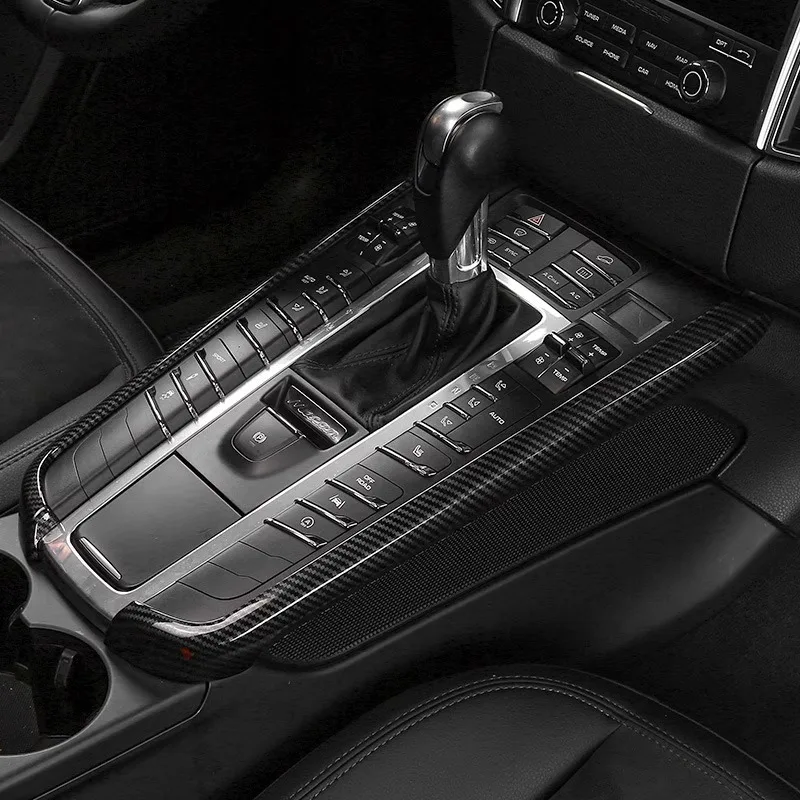 

ABS Carbon Fiber Car Interior Modification Center Console Decorative Sticker For Porsche Macan 2014-2023 Gear Shift,Dashboard