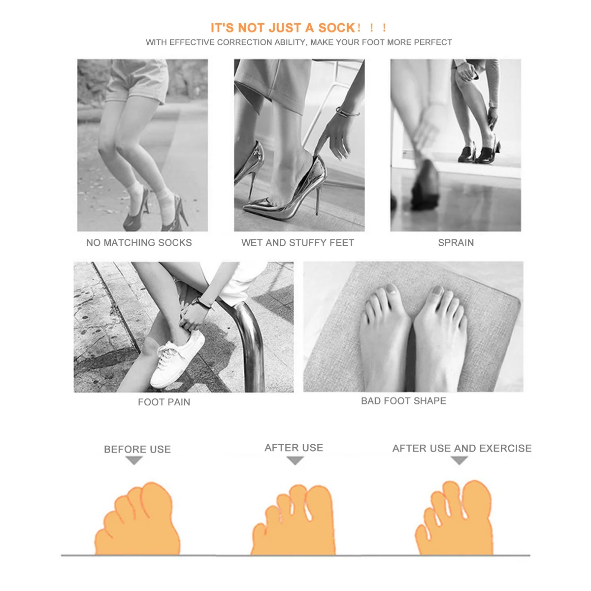 

4Pair Peep Toe Socks for Women Soft Cotton Stretchable Half Socks Ideal for Fitness Yoga Sports Activities No Show Five Toe