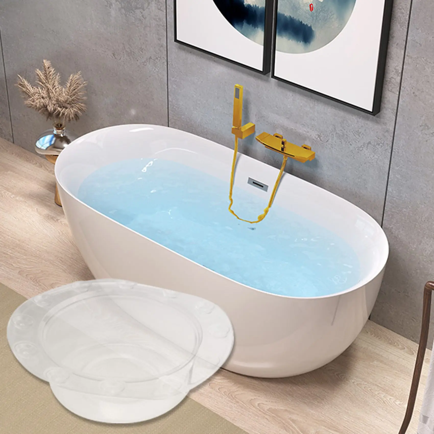 

BMBY-2 Pack крышка сливного отверстия для ванны, уплотнение на присоске, пробка для ванны для более глубокой ванны, переливные сливы для ванной комнаты