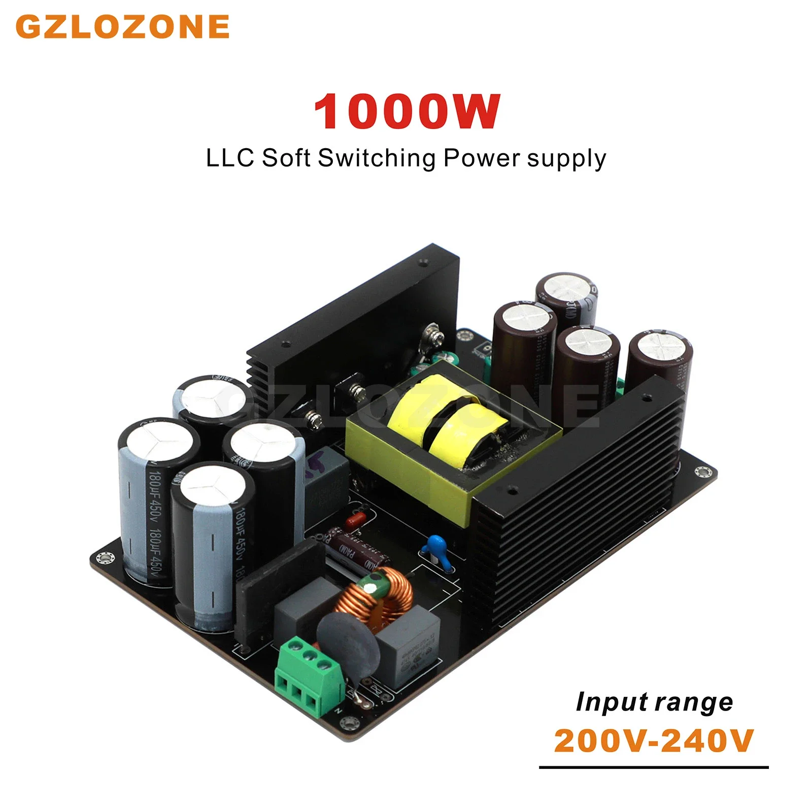 

1000W LLC Soft Switching Power Supply Board +/-40V +/-45V +/-50V +/-55V +/-60V +/-65V +/-70V +/-80V +/-90V