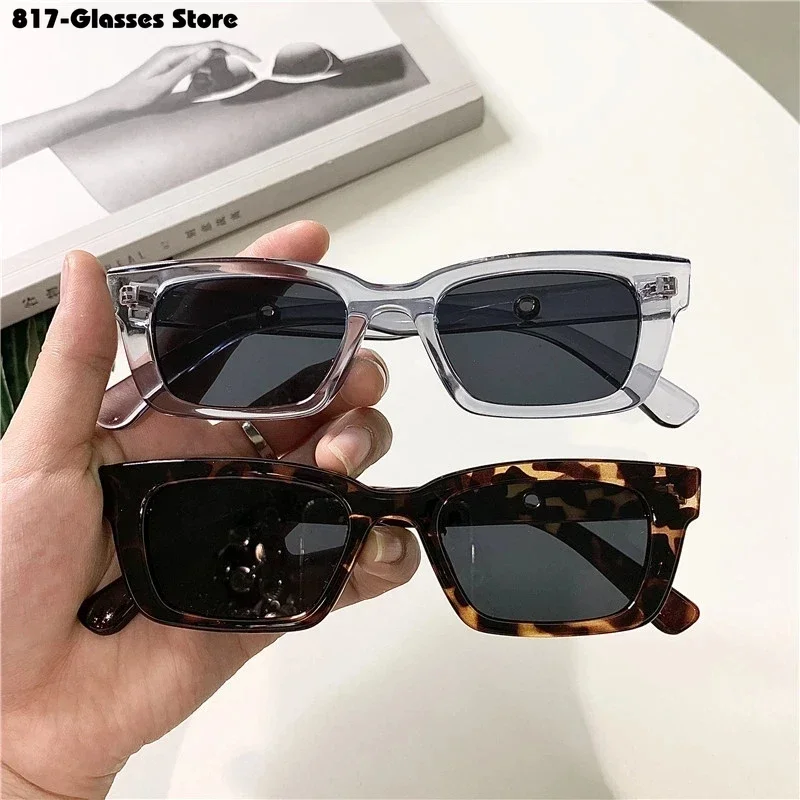 Sunglasses Women Rectangle Vintage Lady Eyeglass Cat Eye Driver Retro Points Sun Glasses Goggles Brand Designer