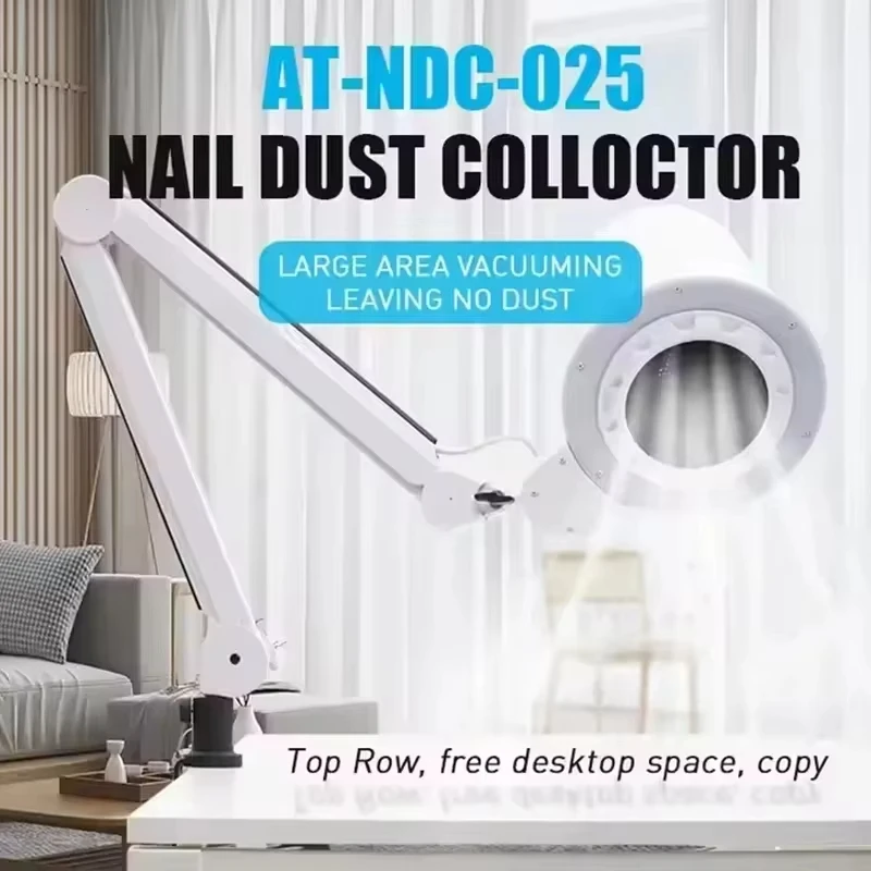 NEW Nail dust collector for beauty salon shadowless lamp Oem professional customer 4blanc two in one 2025