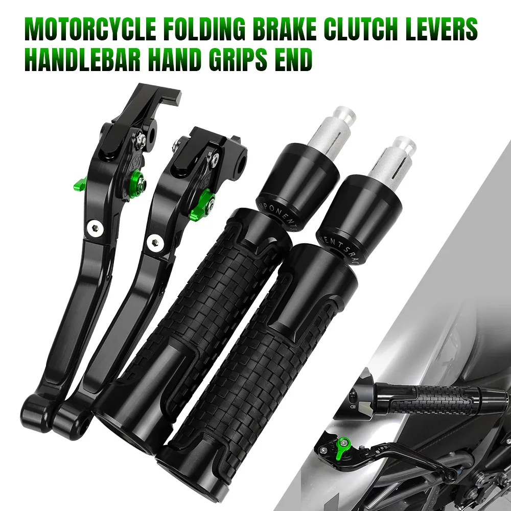 

Motorcycle Brake Clutch Levers Handlebar Handle bar Hand Grips ends For KYMCO ACC150 ACC180