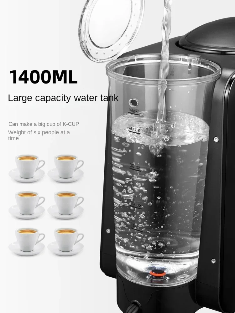 Capsule Coffee Machine Household American K-Cup Large Cup Full-Automatic Milk Tea Hot Drinks Machine