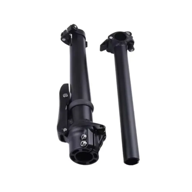 

Aluminum alloy foldable bicycle rod Anodized black electric bicycle folding rod