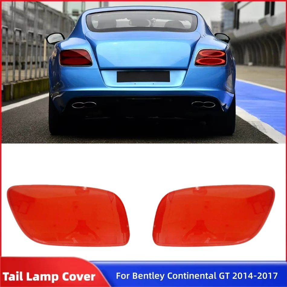 Para bentley continental gt 2014 2015 2016 2017 acessórios de luz traseira do carro gadgets caixa da luz traseira habitação do farol