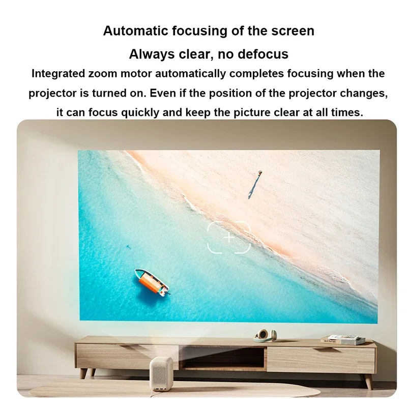 Xiaomi New Redmi Projector2 1080P Resolution 1.5GB + 32GB Customized Optomechanical Auto Focus MIUI for TV WANOS Panoramic Sound