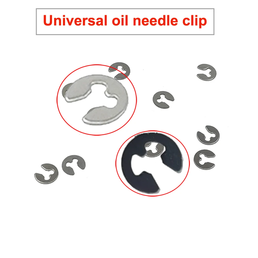 Clip per getti principali carburatore universale/clip per aghi E clip per aghi per olio di carboidrati modificati per moto per PWK PWM PJ PE ecc.