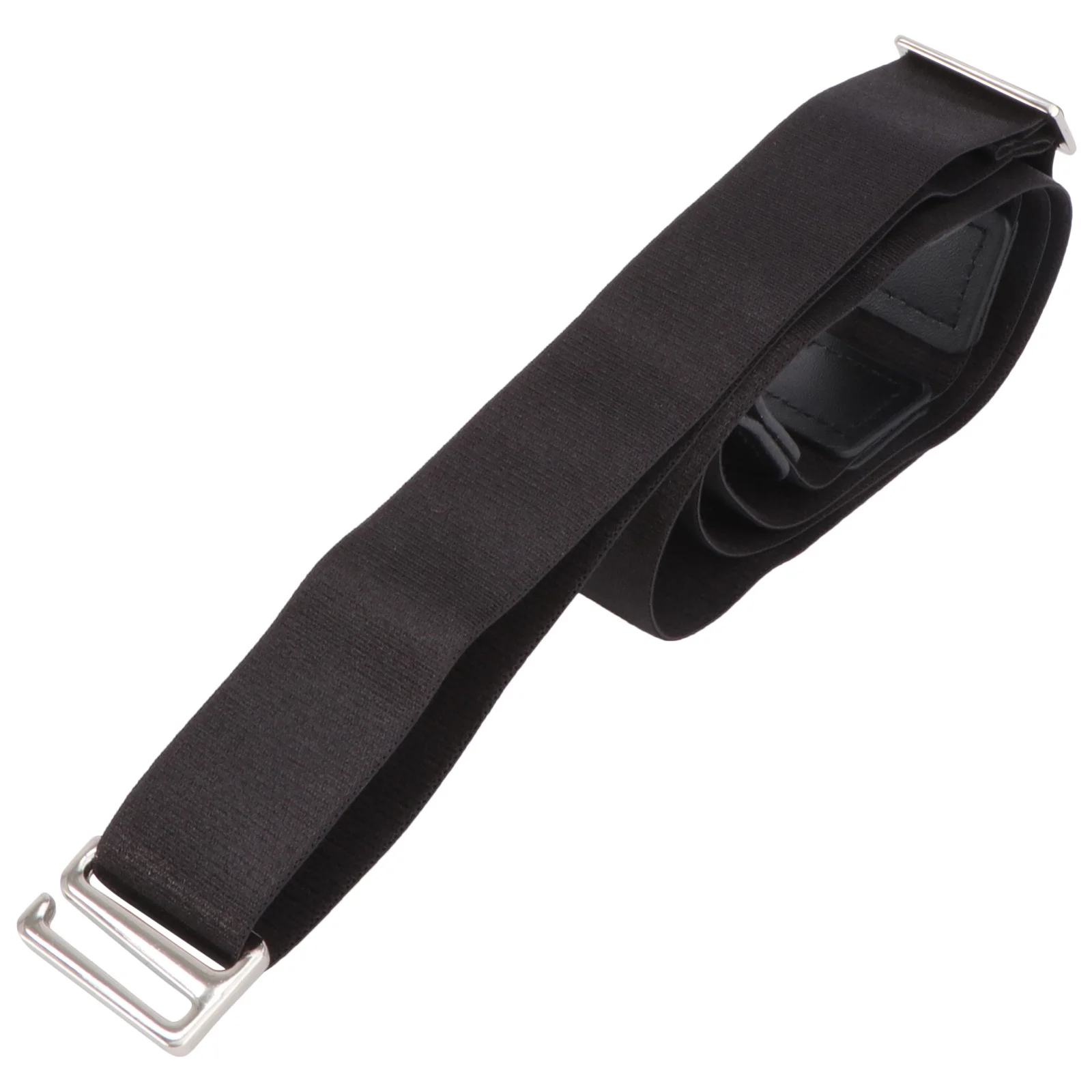 Cinturón de camisa de 2,5 cm, cinturón elástico duradero para ropa interior con cierre de camisa para hombres y mujeres, fijación antideslizante antiarrugas