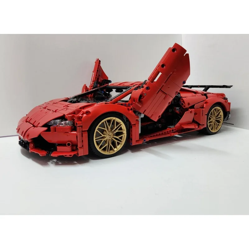 MOC-133820 Cool Scissor Door Supercar Building Block Model - 2992 Parts Interactive Toy Collectible Ornament Creative Gift