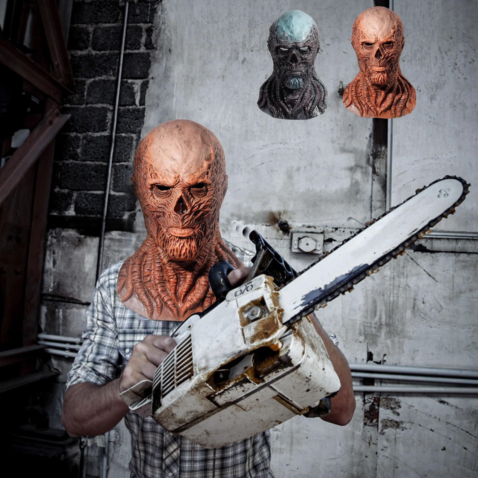 ヴェクナ（ベクナ）ラテックスヘッドマスク - スクリーンに忠実なフルヘッドプロテーゼ、不気味なディテールを備えた究極のハロウィン＆コスプレコスチューム