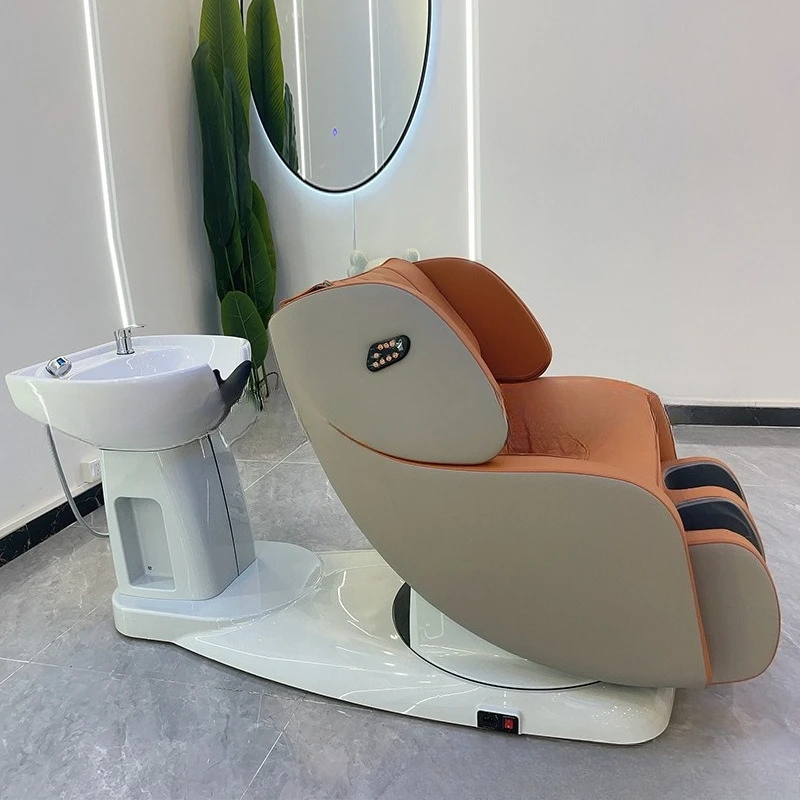 

Intelligent electric massage shampoo bed Hair flushing bed Multifunctional rotating scalp care chair Hair care chair Shampoo bed
