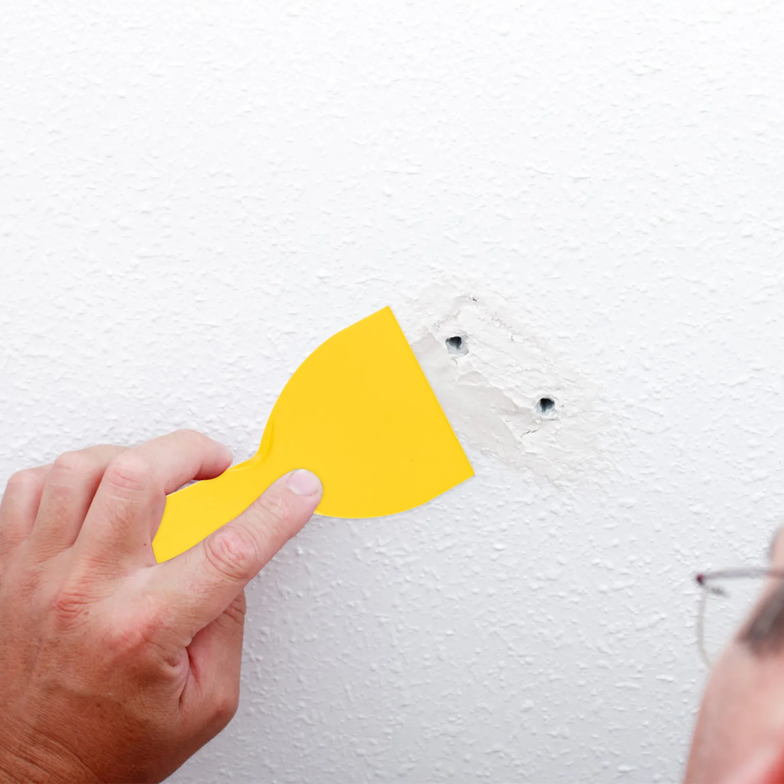 Aluminum Drywall Patch Kit Self Adhesive Fiber Mesh Wall Hole Crack Repair Fast Easy Smooth Finish 1 Set
