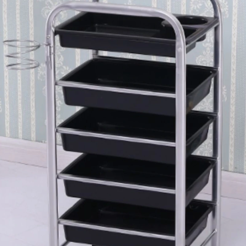 Metal Storage Cosmetic Trolley Hospital Lashes Food Clear Trolley Cart Tattoo Makeup Carrito Salon De Belleza Furniture ZT50ST