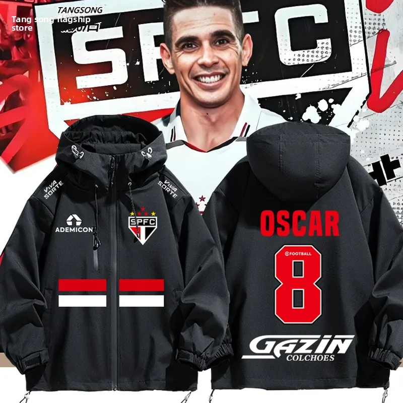 Chaqueta de Invierno para Hombre Oscar J Fooall, Cortavientos, de Poliéster, Nailon y Fibra Cosite, Informal, con Capucha y Cierre