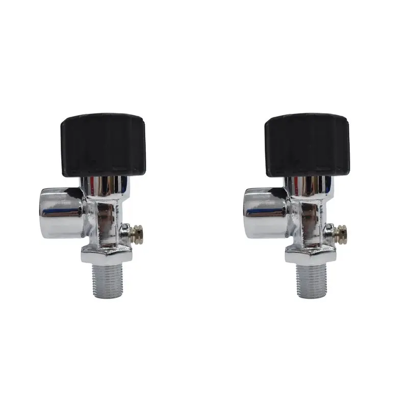 

【STOCK】2X 4500Psi 300Bar Diving Tank Cylinder Valve Filling Station Stainless Steel G5/8 HPA Air Tanks Refill Adapter M18x1.5