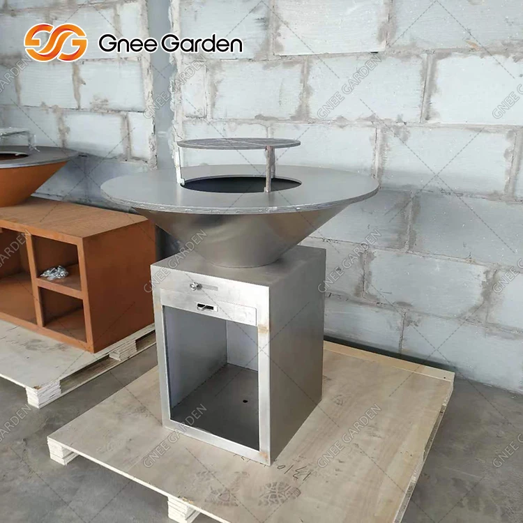 Wholesale Customized Modern Outdoor Barbecue Grill Steel Fire Pit BBQ Grill for Sale