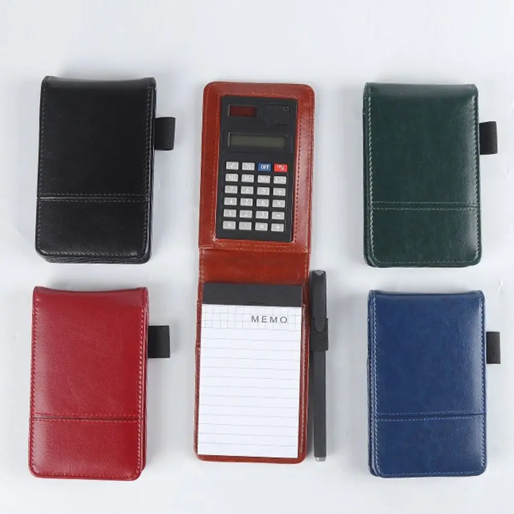 12PCS/Set A7 Calculator Notebook Ultra-Thin Carryable Note-Taking Book Tearable Multi-Functional Memo Pad School Office Supplies