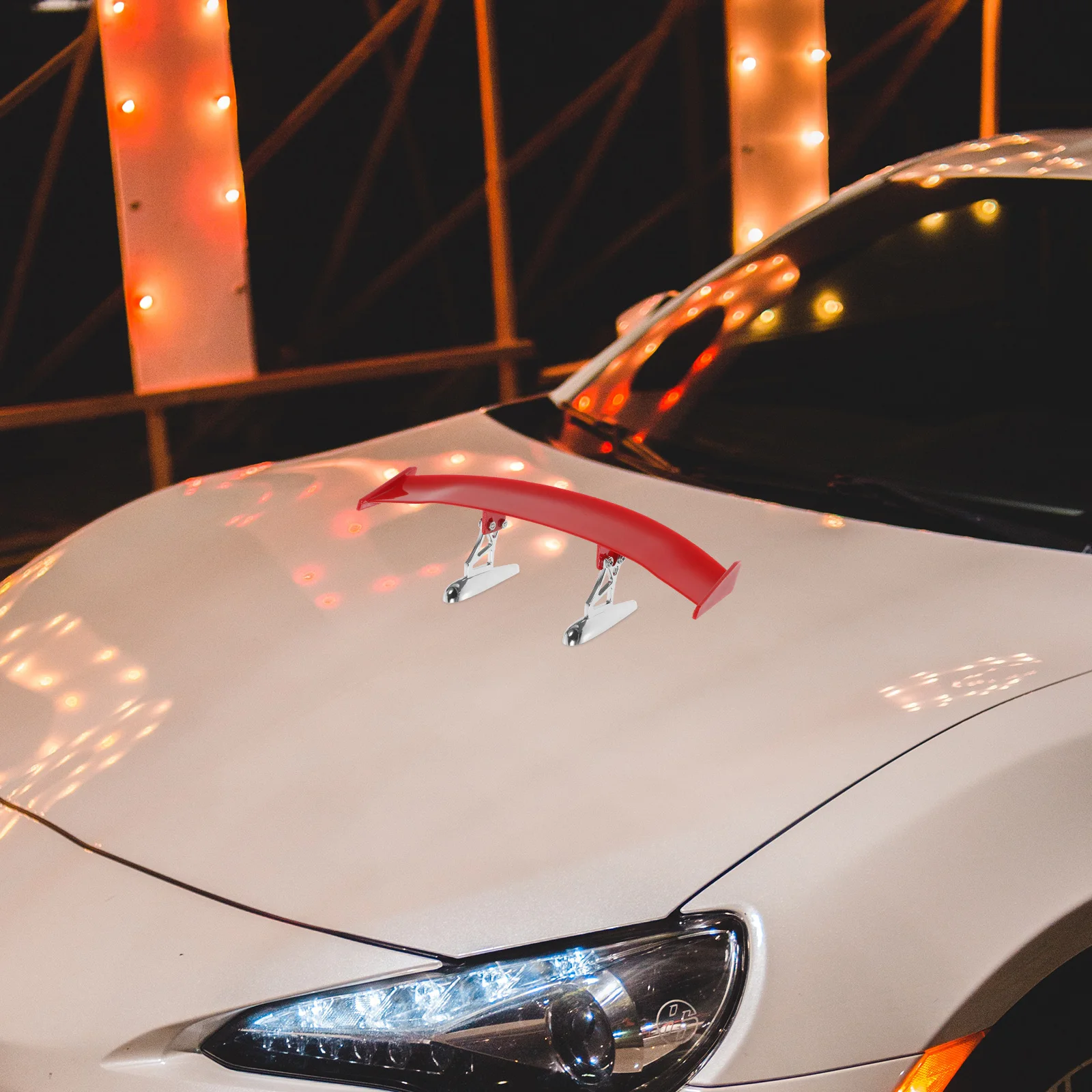 

Universal Car Tail Wing ABS Material Rear Trunk Spoiler Adjustable Angle Exterior Vehicle Rear Spoiler Car Tail Decoration