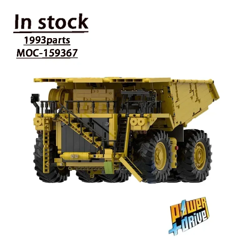 

MOC-159367 Mine 798AC Dump Truck Assembly Splicing Building Block Model 1993 Building Block Parts Children's Birthday Toy Gift