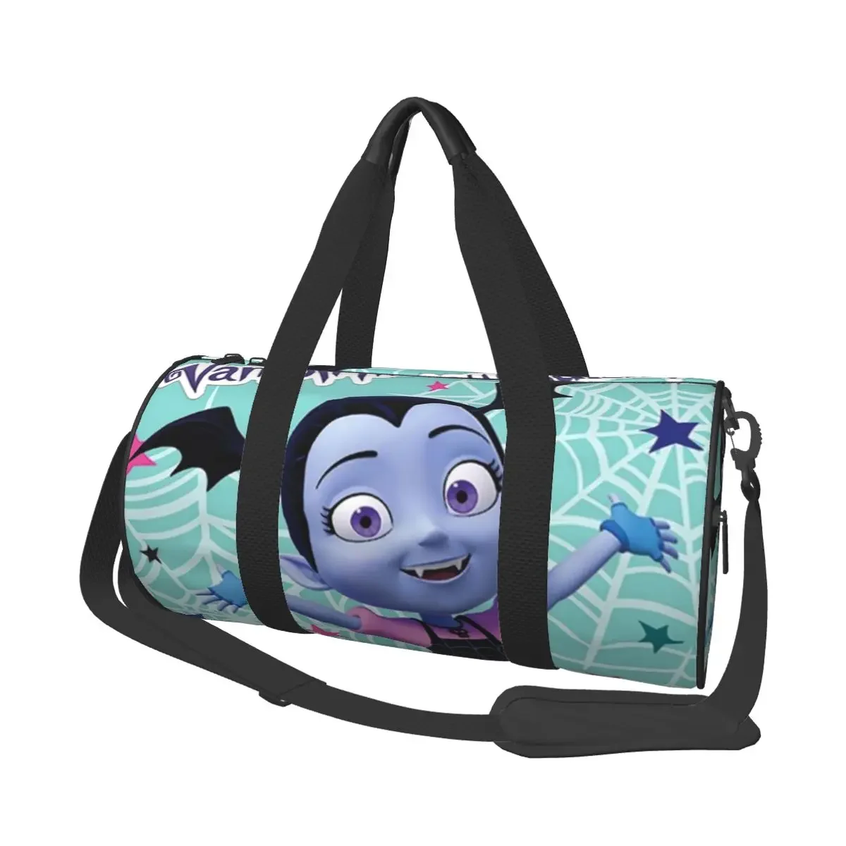 

Girls Vampirina Print Large Duffle Gym Bag Multi-Functional Duffle Travel Bags Handbags Fitness bag