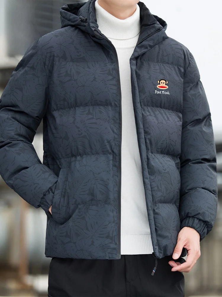 

Мужская утепленная хлопковая куртка Paul Frank с капюшоном, осенне-зимняя, новая, повседневная, свободного кроя, из хлопка и полиэфирного волокна, длинная, с рукавами...