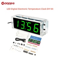 LED Digital Electronic Temperature Clock DIY Kit Soldering Learning Kit Suitable for teaching and DIY enthusiasts, etc.