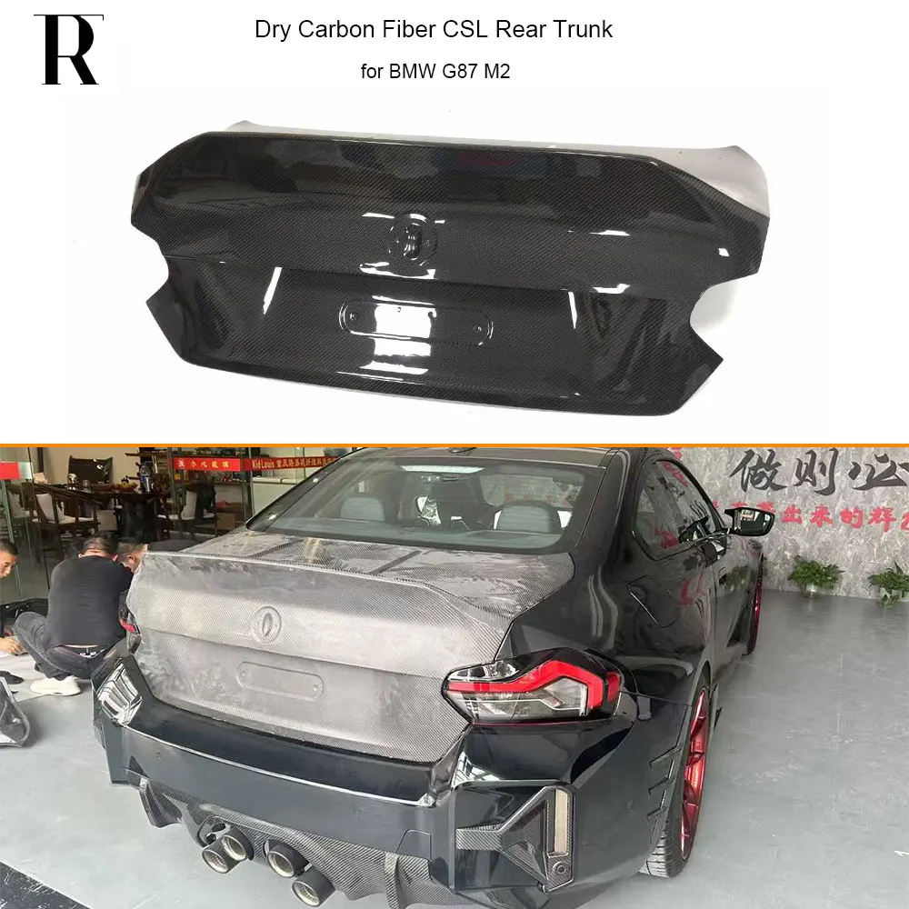 

Задняя крышка багажника из сухого углеродного волокна в стиле CSL для Bmw G87 New M2 2022+