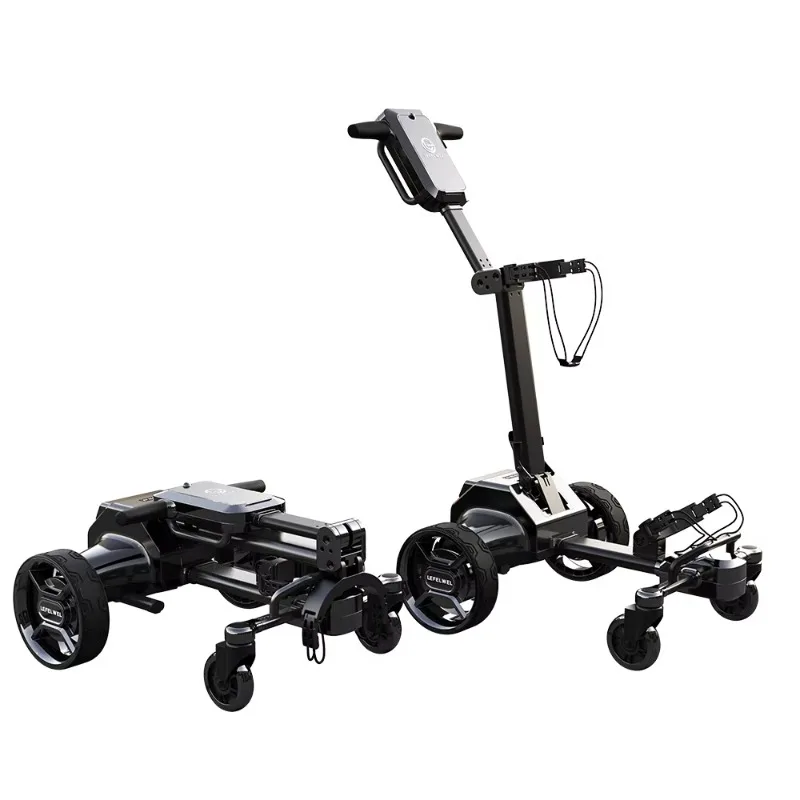 

Newest Design Electric Remote Control Golf Cart 45 Holes Battery Golf Foldable Follow Me Golf Trolley